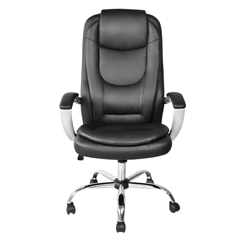 Magas háttámlájú vezetői irodai szék festéssel párnázott karfával (M-6123)