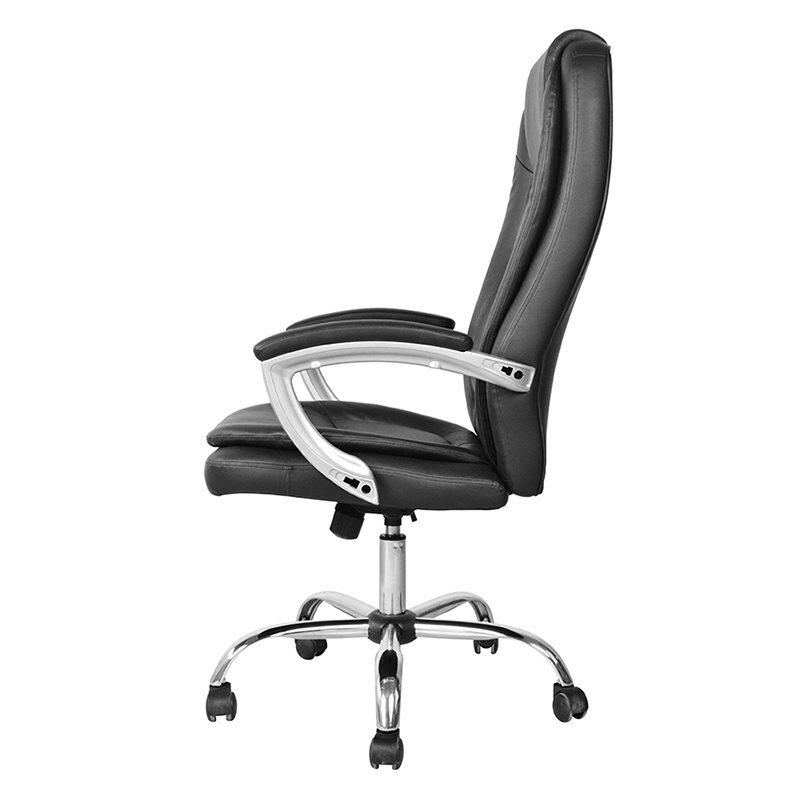 Magas háttámlájú vezetői irodai szék festéssel párnázott karfával (M-6123)